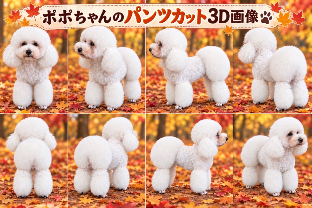 ポポちゃんのパンツカット3D画像